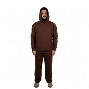 Chándal Deportivo para Hombre, Invierno 2026, Color Sólido, con Logotipo Personalizado, Talla Grande, 100% Poliéster, Secado Rápido y Transpirable - Product Image 1