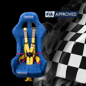 สายรัดนิรภัยสำหรับเบาะนั่งแข่งรถ TBRACING SPORT PLUS 3 ได้รับการรับรองจาก FIA พร้อมสายรัดยืดหยุ่นแบบปลดเร็วและสีที่สามารถเลือกได้ - Product Image 2