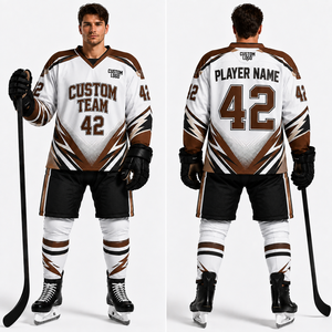 Goalie Ice Hockey Uniform Jersey Pants Socks Set Padfriendly Breathable Quickdry Mesh <b>Athletic</b> Teamwear Personalized Sublimation - Product Image 5