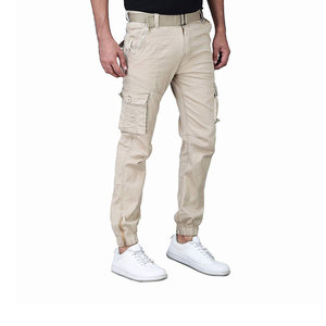 Pantalon cargo et pantalon classiques Solid Trader, style multi-poches, coupe confortable, tissu durable pour un usage quotidien - Product Image 3