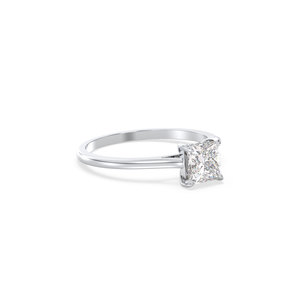 REYES New Design 925 Sterling <b>Silver</b> VVS D Moissanite Hidden Halo <b>Ring</b> For Women <b>Solitaire</b> GRA Certified Wedding Gift Jewelry - Product Image 2