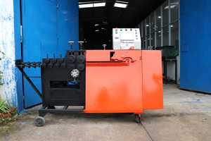 เครื่องดัดเหล็กเส้นอัตโนมัติ CHIHO แบบปรับแต่งได้ 1-3 เฟส ทำจากสแตนเลส สภาพใหม่ ระดับความปลอดภัยสูง กำลังมอเตอร์ 2.2 กิโลวัตต์ - Product Image 5