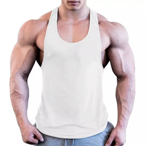 Débardeurs d'été sans manches pour hommes, imprimés, en coton et élasthanne, pour musculation, meilleur design, prix de gros OEM - Product Image 6
