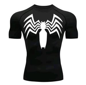 New Custom Logo <b>Compression</b> <b>Shirt</b> <b>Men</b> & 100% Polyester Gym Wear High Quality Muscle Slim Fit <b>Compression</b> <b>Shirt</b> - Product Image 1