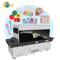 Mesin Printer UV Satu Lintasan Kecepatan Tinggi untuk Kertas dan Tas Karton Ukuran Kecil, Barang Non-Tas Wanita