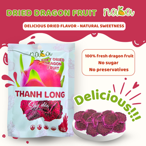 Vietnam Export Grade Soft Dried Dragon Fruit Slices Chewy <b>Sweet</b> Tasted No Sugar Added Ready to Eat Vacuum Pack Bulk Packaging - Product Image 2