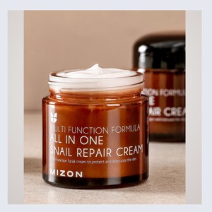 Crema hidratante facial Mizon Korean K-Beauty Olinwon Snail Repair Cream 75ml Hecho en Corea productos para el cuidado de la piel - Product Image 4