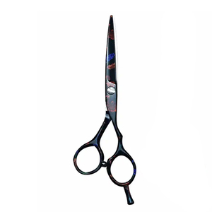 Ciseaux de barbier professionnels personnalisés, revêtement papier, tranchants, pour droitiers, ciseaux de salon de coiffure - Product Image 5
