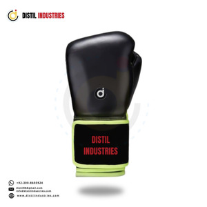 For Professional Mexican Style Boxing Gloves Custom Logo Cowhide Leather Lace-Up Non-Slip Adjustable <b>Wrist</b> <b>Strap</b> Gloves - Product Image 3
