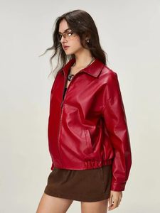 OEM <b>Leather</b> Jacket with Best Design in Solid Color Customization Make Premium Quality Product Women's Outer Wear <b>Leather</b> Jackets - Product Image 5