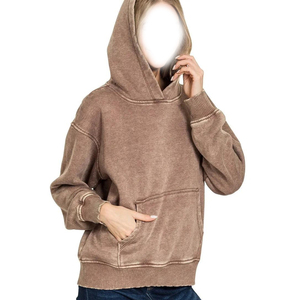 Sudadera con Capucha Personalizada para Hombre, Ecológica, de Algodón, con Forro Estampado, Corte Regular, Otoño, Alta Calidad, Venta al Por Mayor - Product Image 2