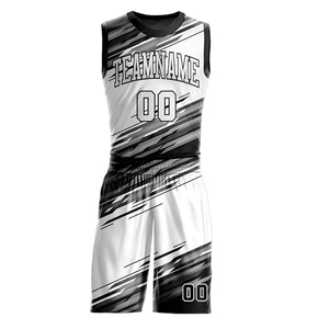 Uniformes de Baloncesto Sublimados Personalizados, Conjunto de Pantalones y Camiseta sin Mangas de Malla, Unisex para Adultos, Absorbe la Humedad, 100% Poliéster, para Todas las Temporadas - Product Image 2