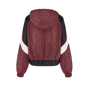 Chaqueta Cortavientos Transpirable para Mujer, Venta al por Mayor, Forro de Malla Personalizado, Chaqueta Corta con Cremallera Transpirable para Mujer - Product Image 2