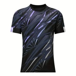 Camisetas Casuales de Lona con Spandex/Poliéster al por Mayor, Impresión Digital, Lisas, Personalizadas, de Secado Rápido, Super Ajustadas, para Hombre - Product Image 3