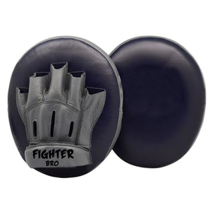 Pads de frappe Fighter Bro Boxing Focus Pads en cuir PU, rouge et noir, équipement d'entraînement durable - Product Image 2