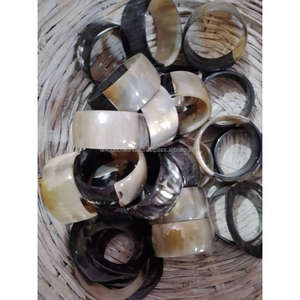 Coupleur de klaxon lesté StoneHorn | Connecteur en corne de buffle naturelle avec noyau en pierre pour la menuiserie de luxe | Fourniture artisanale en vrac artisanale - Product Image 2