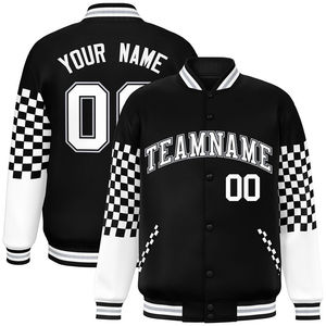 Chaqueta Bomber de Hombre para Otoño, Estilo Casual, Color Sólido, Cierre de Botones, Estilo Harajuku, Personalizable - Product Image 2