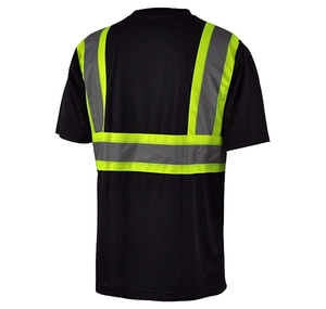 Custom Made Breathable Construction Uniforms Short Shirt Long Sleeve Hi Vis Reflective <b>Road</b> Safety Wear Men's T-Shirts - Product Image 4