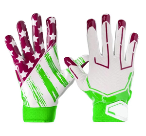 Guantes de Fútbol Americano de Nuevo Diseño, los Mejores del Mercado, 2026, Dedos Completos, Diseño Personalizado, Cuero, para Entrenamiento Deportivo - Product Image 5