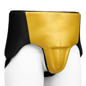 Protector Inguinal Profesional Ligero, Ecológico, Transpirable, de Cuero, Resistente a Impactos, para Entrenamiento de Kickboxing - Product Image 1