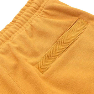 Pantalones Cortos Deportivos para Hombre, Estilo Urbano, Cintura Media, Cierre con Cordón, Transpirables, de Secado Rápido, Nailon/Acrílico, Color Amarillo Mostaza - Product Image 4