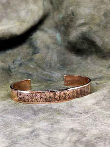 Brazaletes étnicos de cobre Pulsera de cobre hecha a mano Brazalete de cobre sólido puro al mejor precio - Product Image 4