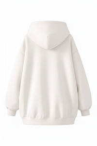 Sudadera con Capucha Unisex de Alta Calidad, Lisa, con Cierre Completo, Forro Polar Grueso y Cálido, Estilo Casual Urbano, Holgada, de Secado Rápido - Product Image 6