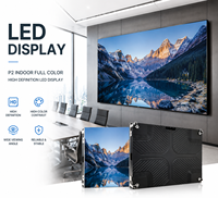 Panneau mural vidéo LED d'intérieur P2 à pas de pixel fin, Full Color 8K 4K GOB SMD, pour salles de conférence, églises, auditoriums, mariages, salles de classe