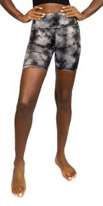 Shorts Deportivos de Cintura Baja con Estampado Floral para Mujer, Transpirables, de Punto, Corte Regular, Cierre con Cordón, Spandex, Algodón, Secado Rápido - Product Image 5