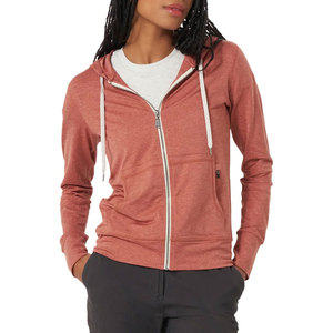 Premium Women <b>Lightweight</b> Zip Up Hoodie Slim Fit Breathable Cotton Sweatshirt Casual Activewear <b>Ladies</b> Outdoor Hooded <b>Jacket</b> - Product Image 5
