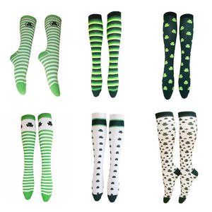Calcetines OEM 2026 al por mayor baratos para el Día de San Patricio para niños, calcetines con diseño de trébol de San Patricio - Product Image 4