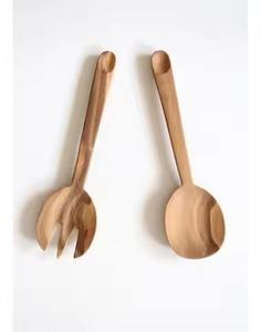 Cuillère de service en bois naturel de qualité supérieure, faite à la main, pour la cuisine, pour mélanger les sauces, le riz, le curry, la soupe, outil parfait pour les restaurants - Product Image 2