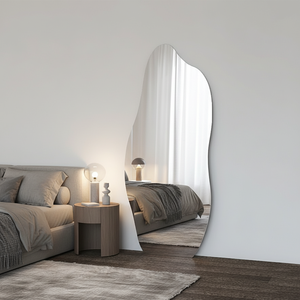 <span class=keywords><strong>Specchio</strong></span> da <span class=keywords><strong>Parete</strong></span> a Figura Intera Personalizzato per Arredamento Casa, <span class=keywords><strong>Specchio</strong></span> Asimmetrico Lungo e Alto con Cornice per <span class=keywords><strong>Camera</strong></span> da Letto - Product Image 2