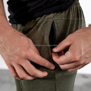 Vente en gros Short de survêtement vierge Short de golf décontracté d'été en coton Fitness Gym Wear Short de golf à entrejambe de 5 pouces pour hommes - Product Image 4