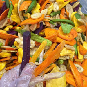 Fruta y Verdura Seca Mixta Crujiente de Primera Calidad, Bolsa de 500g, Snack, OEM, Venta al por Mayor, Mejor Precio 2026, Directo de Fábrica Vietnam - Product Image 1