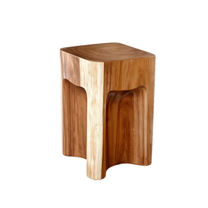 Elegant Design Solid Wood <b>Stool</b> Handmade Natural Wooden Side Table Rustic Home Furniture Wholesale Factory Direct Luxury - Product Image 1