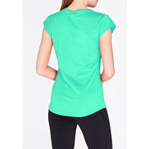 เสื้อยืดผู้หญิงแบบใหม่ ตัดเย็บอย่างดี รับทำโลโก้/สีตามสั่ง ผ้าไม่ยับ ระบายอากาศได้ดี คุณภาพพรีเมียม ราคาขายส่ง - Product Image 3