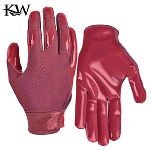 Fabrication sur mesure, usine directe, gants de football américain grande taille, design imprimé, paume adhérente, compétitifs, prix bas 2026 - Product Image 2