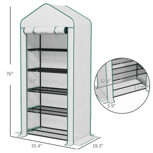Serra Moderna per Interni in PE per Coltivazione Idroponica, Eventi Nuziali, con Vetro Temperato e Telaio Durevole in Plastica/Ferro - Product Image 5