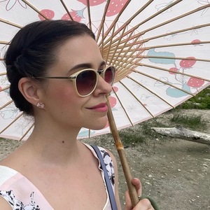 Parapluie chinois de décoration de mariage, pampilles en soie, Parasol, parapluie romantique en fleur de cerisier, en STOCK - Product Image 5