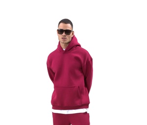Pull à capuche surdimensionné écologique en molleton de coton 100% pour hommes, avec fermeture éclair chaude d'hiver, service OEM, motif solide à capuche numérique - Product Image 6