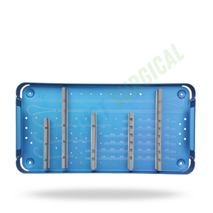 Cable <b>Crimp</b> Block Instrument <b>Set</b> Aluminium Sterilization Container Orthopedic Surgical Cable System Storage Box - Product Image 5
