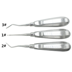 Ensemble d'élévateurs chirurgicaux dentaires en acier inoxydable, manuels, certifiés CE, personnalisés, classe I, poignée ergonomique MIANBRO ENTERPRISES - Product Image 1