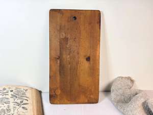 Tabla de Cortar de Madera Natural Vintage, Rectangular, Rústica, Estilo Primitivo, Tabla Decorativa de Madera Maciza para Cocina, Exhibición y Decoración - Product Image 2