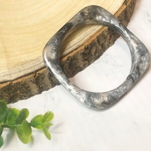 Belladec Handmade Customized Geometric Resin Bangles <b>Set</b> Colorful Fashion <b>Jewelry</b> Accessories for <b>Women</b> Trendy High Quality - Product Image 6