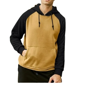 Sweat-shirts et pulls streetwear pour hommes de qualité supérieure, prix de gros, logo brodé personnalisé, sweats à capuche unis épais - Product Image 3