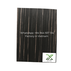 Furniture Grade Engineered Ebony <b>Veneer</b> Panels 2500x640mm Eco Friendly Rotary Cut for Door Interior Applications - Product Image 3