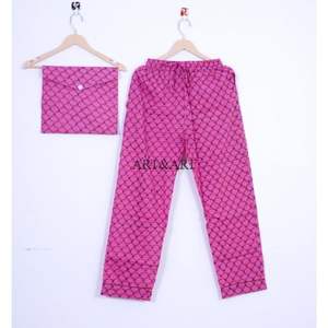 Conjunto de Pijama de Algodón para Mujer, Ropa de Dormir Suave, Transpirable y de Secado Rápido con Estampado Floral para el Hogar y el Sueño - Product Image 3