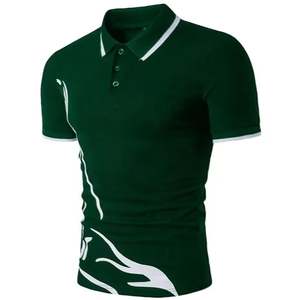 Polo de golf uni en polyester extensible 4 directions pour designers, personnalisable avec logo brodé, idéal pour uniformes et tenues de tennis – Vente en gros - Product Image 5