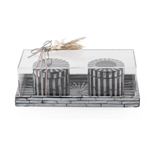 Produit phare : Ensemble Mabkhar luxueux avec incrustation de nacre, coffret cadeau pour le Ramadan et l'Aïd, fabriqué à la main au Vietnam - Product Image 5